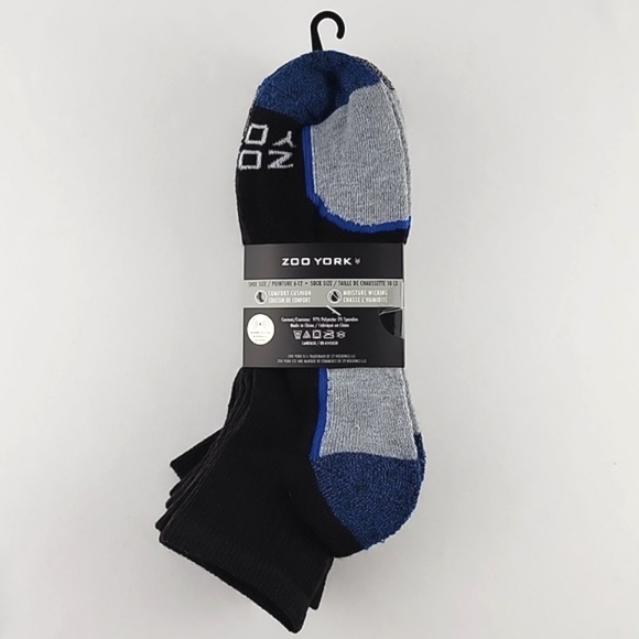 Zoo York Men's Ankle Socks 5 Pairs Multi Coloured Shoe size 6-12 - Picture 5 of 8